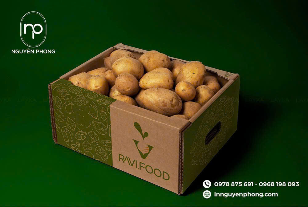 In bao bì thực phẩm in hình ảnh thu hút sắc nét 